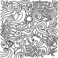 Cernit plaque de texture - Under the sea - Image 2