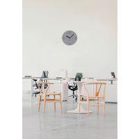 Horloge murale en matériaux PET 100% recyclé Ø 30 cm Gris - Image 4