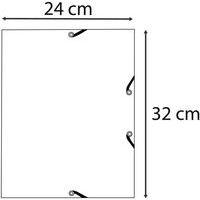 Chemise élastique Skandi A4 - Bleu clair - Lot de 25 - Image 3