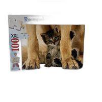 Puzzle - Chien et chaton - 100 pièces - éd.2004 - Reconditionné - Image principale