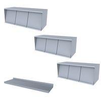 Kit de 9 cases + 1 tablette - ONISEP DIONE - gris 7040 - Image principale