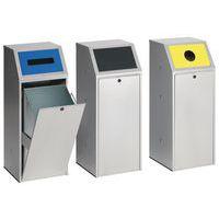 Poubelle de tri sélectif en acier - 70L - Var - Image principale