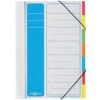 Lot de 6 Trieur DESKORGANIZER Lucy Colors 7 compart., transparent - Image principale