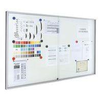 Vitrine fond tôle porte coulissante Millénium Planorga - Image principale