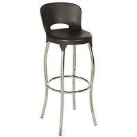 Lot de 2 tabourets hauts anthracite - Image principale