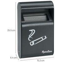 Cendrier mural 1,5 L acier galvanisé - gris - Image 2