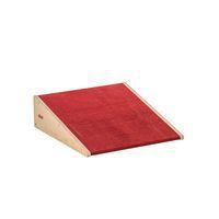 Plateforme d'escalade inclinée avec tapis - couleur rouge - Image principale
