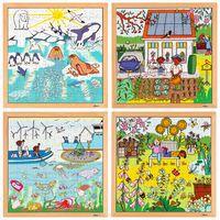 Puzzles sur la nature et le climat - ensemble de 4 - Image principale