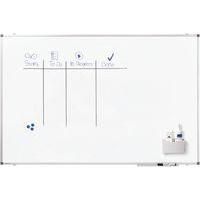 PREMIUM tableau blanc 100x150cm Acier laqué blanc - Image 3