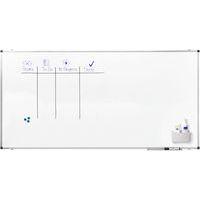 PREMIUM tableau blanc 90x180cm Acier laqué blanc - Image 3