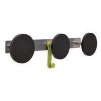 Patères murales acier ABS 3 patères + 1 crochet - Image principale