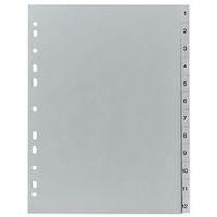 Intercalaires numériques en plastique, A4 - Image principale