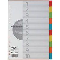 Set de 12 Carton-registre, format A4, 10 pièces, 5 couleurs - Image principale