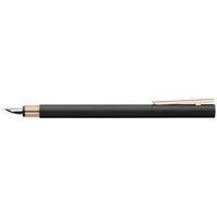Stylo plume NEO Slim métal, noir/rose, M - Image principale
