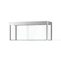 Vitrine d'exposition 1000x400x2000mm et placard - Aluminium - Image 2