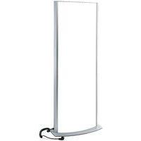 Totem d´affichage galbé lumineux, double face, LED - Image principale