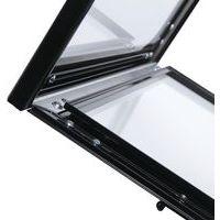 Porte-menu noir incliné LED - Image 3