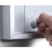 Vitrine d´intérieur fond magnétique, SLIM_Jansen Display - Image 3