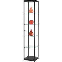 Vitrine d'exposition 400x400x2000mm - Noir - Image 4