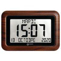 Horloge grand affichage aspect bois - Image principale