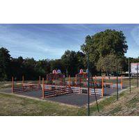 Espace multisports Pitch'One R9XL à 9 aires - 32 x 29,80 m - peint - Image 3