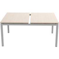 Bureau droit Bench 2 places Inesa Chêne 120 cm - Image 4