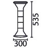 Tabouret Mogoo T2 à T7 assise noire et verte - Image 4