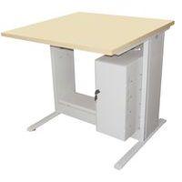 Poste Man Modulo stratifié,support UC avec porte - Manutan Expert - Image 4