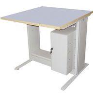 Poste Man Modulo mélaminé, support UC avec porte - Manutan Expert - Image 5