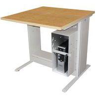 Poste Man Modulo mélaminé, support UC avec barre - Manutan Expert - Image 3