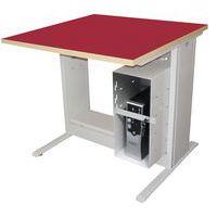 Poste Man Modulo mélaminé, support UC avec barre - Manutan Expert - Image 5