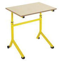 Table Atlas Mobile réglable chants alaisés Beige- Manutan Expert - Image principale