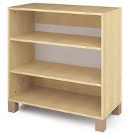 Meuble droit 2 étagères Confetti - finition bouleau - Image principale