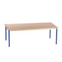 Table Chloé rectangulaire plateau hêtre 4 pieds - Mobidecor - Image principale