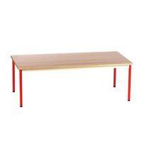 Table Chloé rectangulaire plateau hêtre 4 pieds - Mobidecor - Image 4