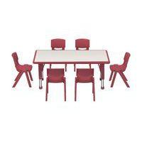 Table Clémence plateau rectangulaire - Manutan Expert - Image 2