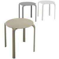 Table Drop Ronde Diam 70 Blanche - Image principale