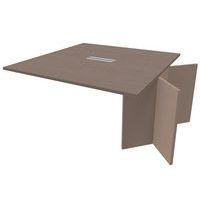 Extension pour table ovale Quatuor avec trappe pour boitier électrique - Manutan - Image principale