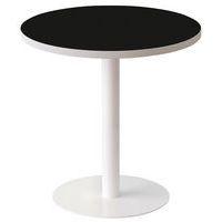 Guéridon bas Easy Office pied métal Ø 60 cm plateau coloris Noir - Image principale