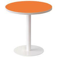 Guéridon bas Easy Office pied métal Ø 60 cm plateau coloris Orange - Image principale