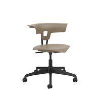 Chaise hauteur réglable Ruckus sur roulettes, assise coloris brun - Image principale