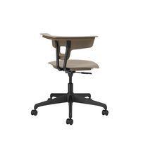 Chaise hauteur réglable Ruckus sur roulettes, assise coloris brun - Image 3