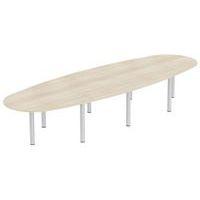 Table Elbia piètement tube plateau épaisseur 25 mm MBA - Image principale