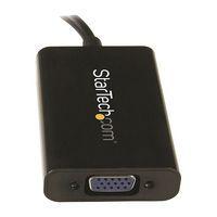 Adaptateur vidéo DisplayPort vers VGA avec audio-M/F-1920x1200/1080p-Noir - Image 2