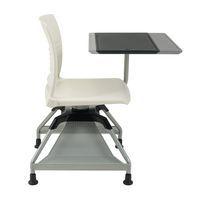 Chaise sur roulettes avec tablette Learn2 coque Strive coloris prune - Image 2