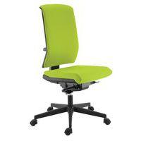 Chaise de bureau Tela haut dossier Synchro Plus tissu coloris pistache - Image principale