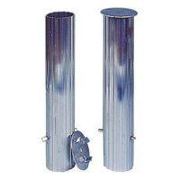 Jeu de 2 fourreaux pour poteaux de volley alu scolaires - Image principale