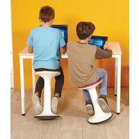 Tabouret Mogoo T2 à T7 assise noire et rouge - Image 5