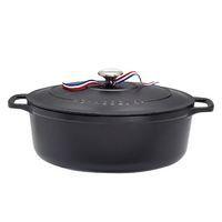 Cocotte en fonte ovale 27 cm Noire - Sublime - CHASSEUR - Image principale