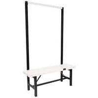 Banc pvc à patères PVC blanc - À monter - Manutan Expert - Image principale